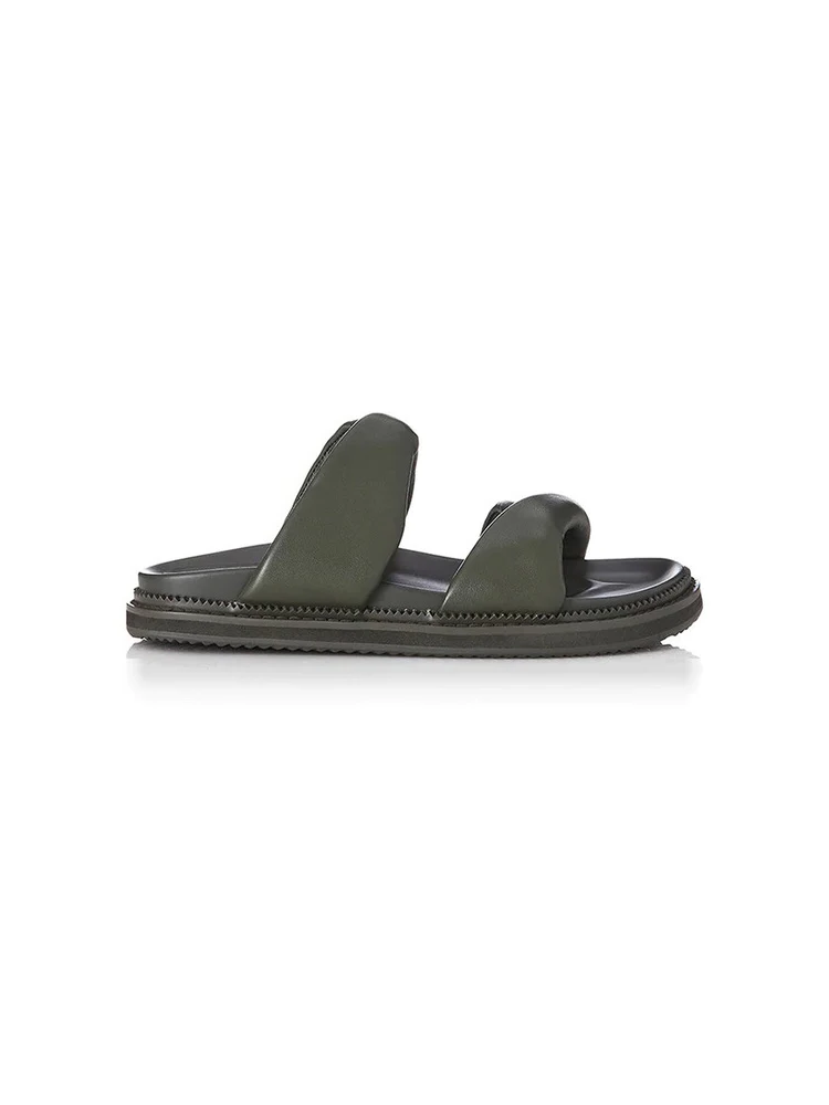 Twisted Cross-Strap Platform Sandals