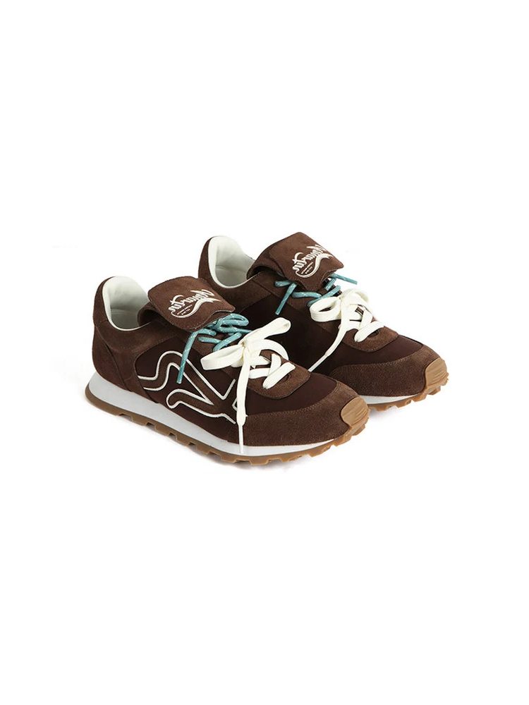 Colorblock Athletic Mary Jane Sneakers