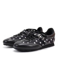 OZA GLOBAL FASHION DESIGNER BRAND Polka-dot Decorated Dress Shoes: Round-Toe, Flat, Genuine Leather Loafers—Comfortable and Minimalist