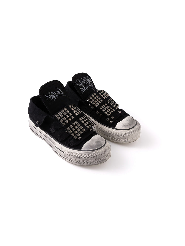 Buckled Mary Jane Platform Shoes