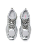 DAPHNE LAB Metallic Mesh Chunky Sneakers