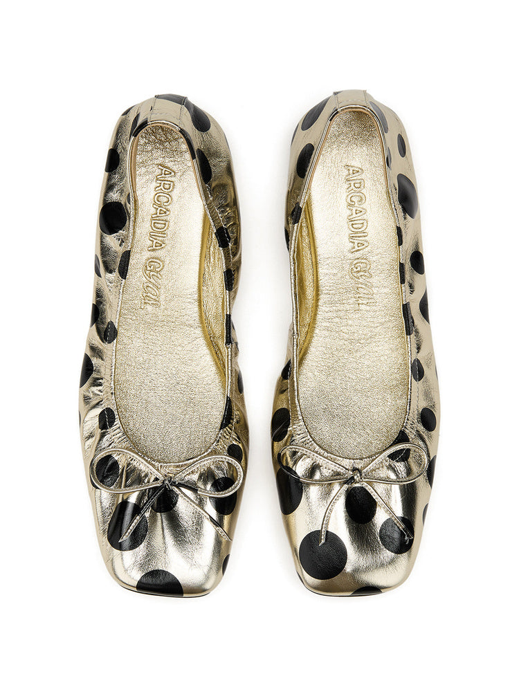 Metallic Wave Pointed-Toe Mules