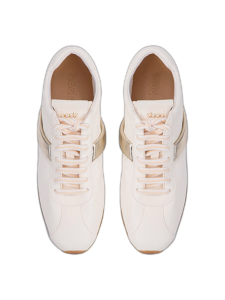 Leather Panel Trainer Sneakers
