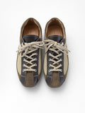 Colorblock Leather Classic T-Toe Sneakers