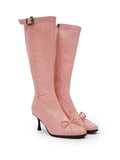 SS26 Suede Lace-Up High Heel Sandals