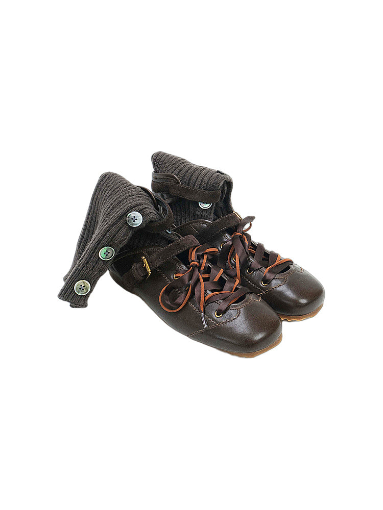 Colorblock Fold-Over Trainer Sneakers