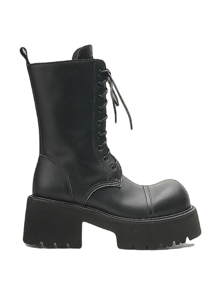Mass Frontier Lace-Up Platform Boots
