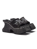 Arcadiagyal Original Design XG-Style Raw Edge Butterfly Platform Flip-Flops Y2K Lifted Sandals