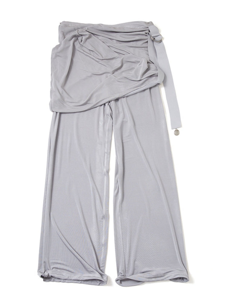 MEDIUM WELL Gathered Midi Skirt