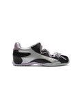 GRAPE New Color-Blocked Openwork Lace-Up Mary Jane Training Shoes for Women: Commuter & Casual Shoes