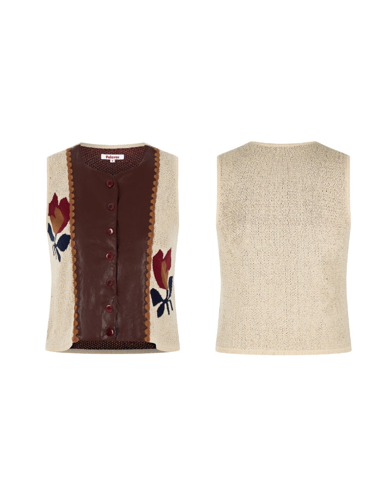 Iberian Courtyard Mix-and-Match Set: Boho-Style Waistcoat and Skirt