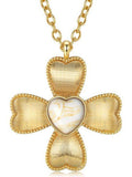 TOKOKKINO Brushed Cream Bow Necklace