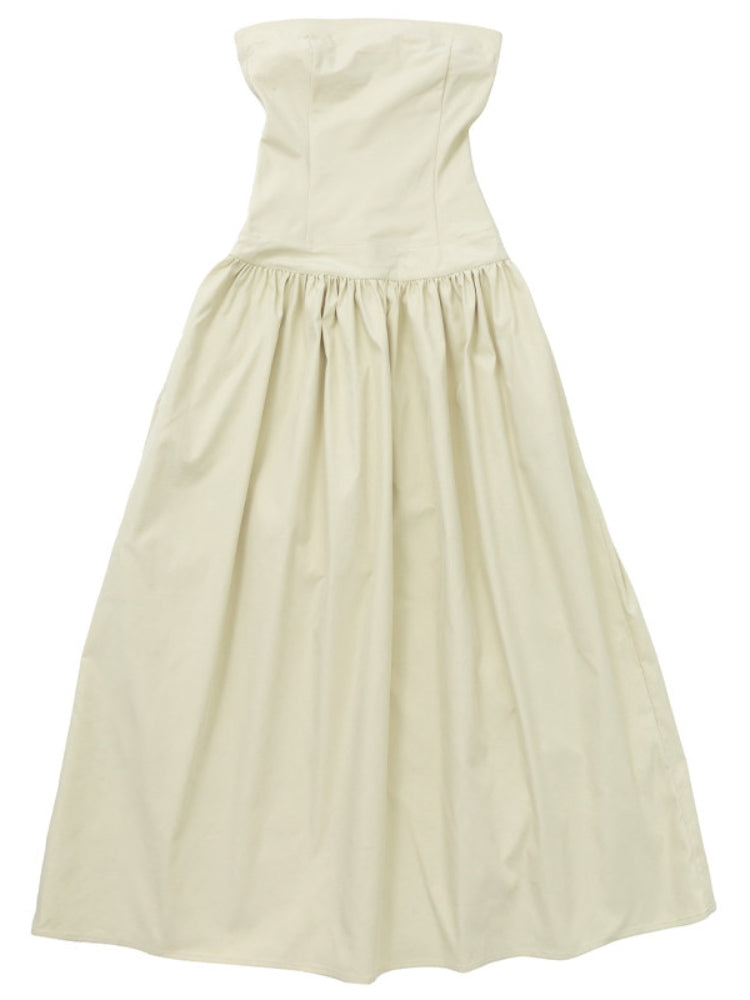 MEDIUM WELL Shimmering Pleated Sling Dress