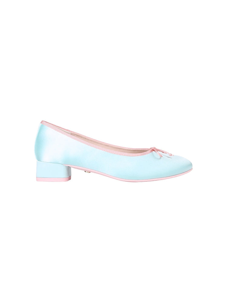 Every Girl's Satin Bow Mid-Heel Ballet Shoes