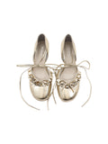 Butterfly Bow High Heel Mary Jane Pumps