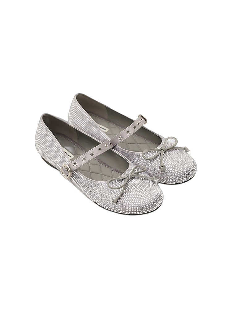 Star-Flash Pointed Mary Jane Pumps