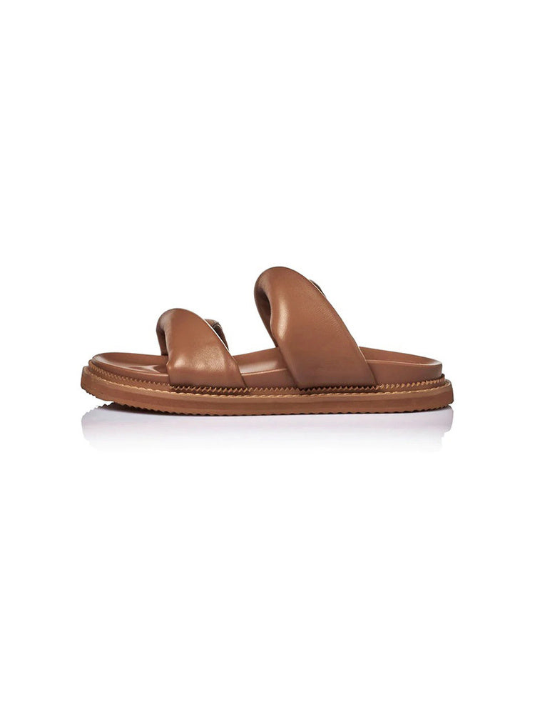 Twisted Cross-Strap Platform Sandals