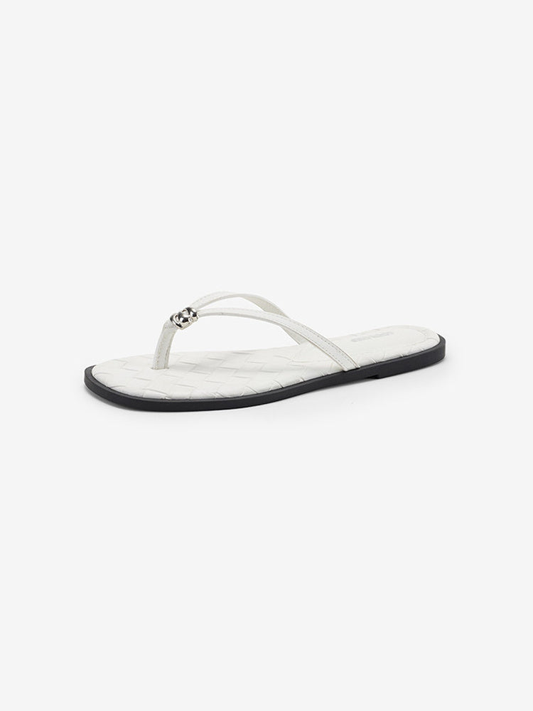 Braided Dream Woven Flip-Flops
