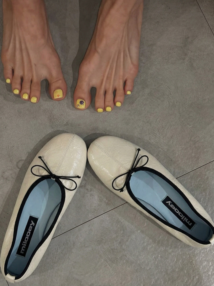 Mihara Yasuhiro Spring Ballet Flats