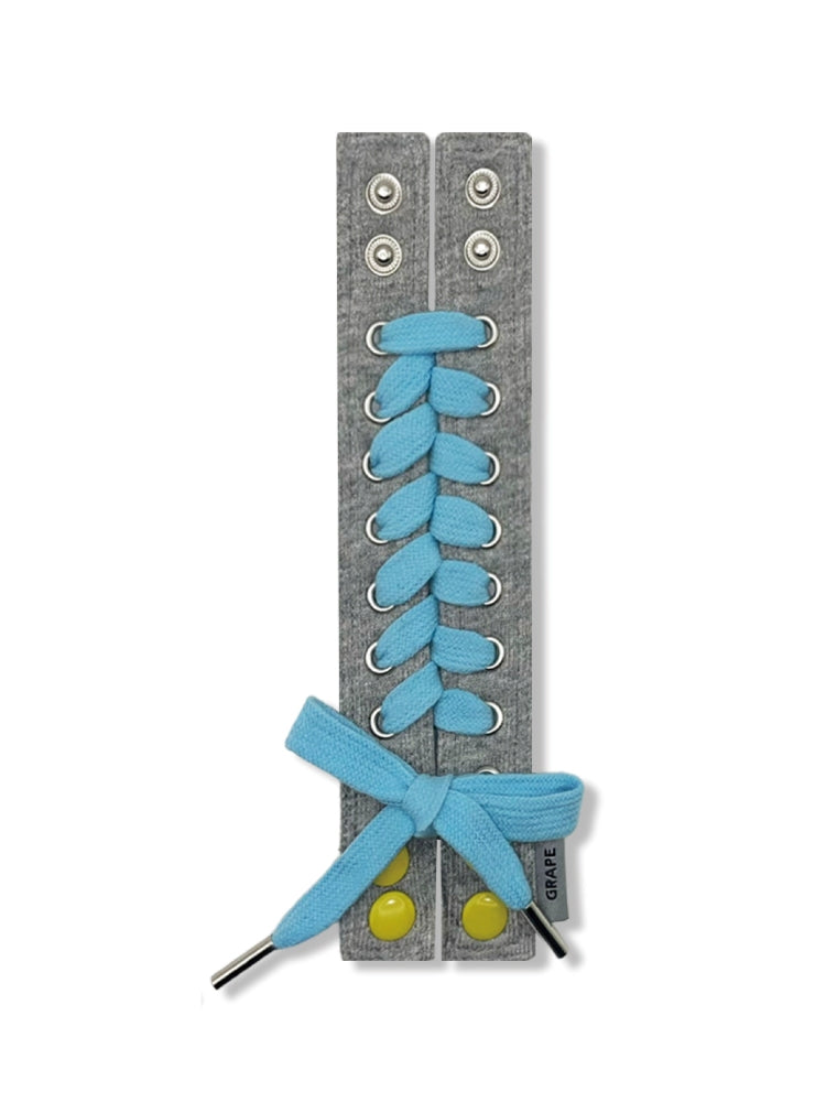 GRAPE New Arrival: Eye-Catching Three-Color Adjustable Snap-Button Shoelace Bracelet