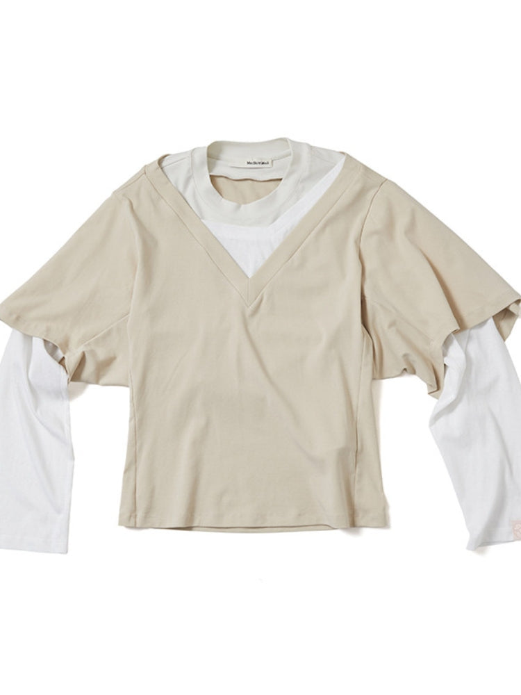 MEDIUM WELL Color Block T-shirt
