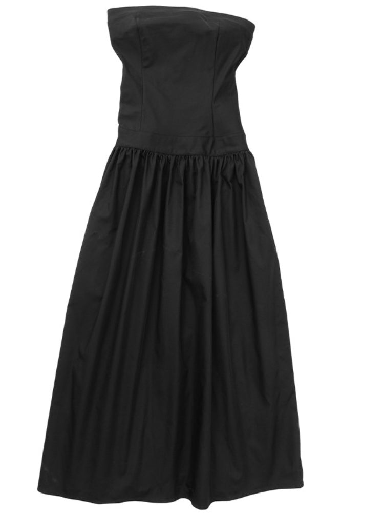 MEDIUM WELL Shimmering Pleated Sling Dress