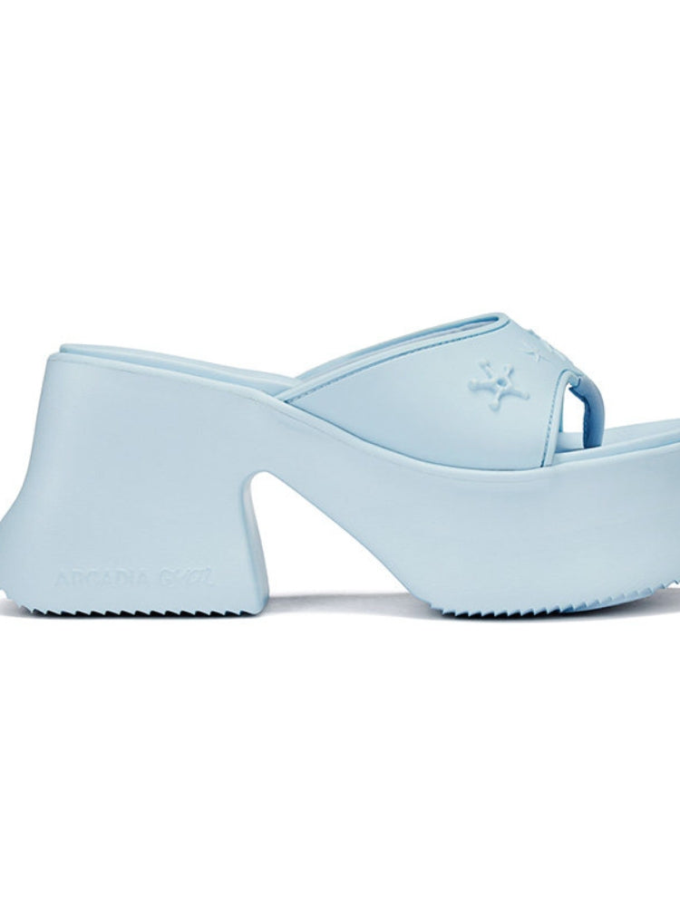 Arcadiagyal Original Design Peruru Capsule Series Platform Lifted Flare Heels