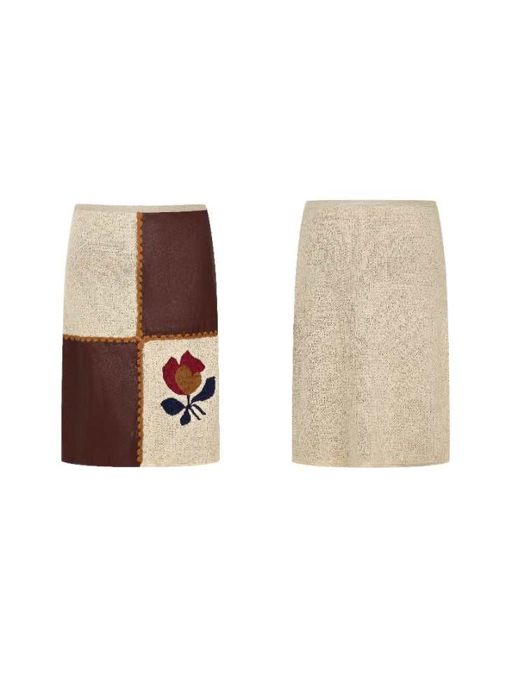 Iberian Courtyard Mix-and-Match Set: Boho-Style Waistcoat and Skirt