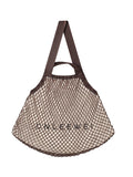 CNLEEWEI Openwork Woven Mesh Pouch Bag: Handbag, Shoulder Bag, Crossbody Bag