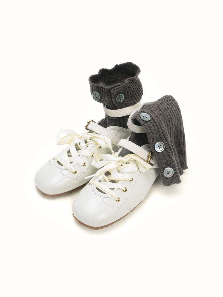 Colorblock Fold-Over Trainer Sneakers