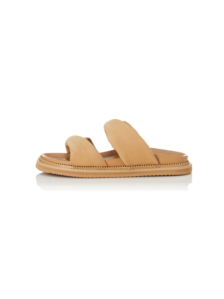 Twisted Cross-Strap Platform Sandals