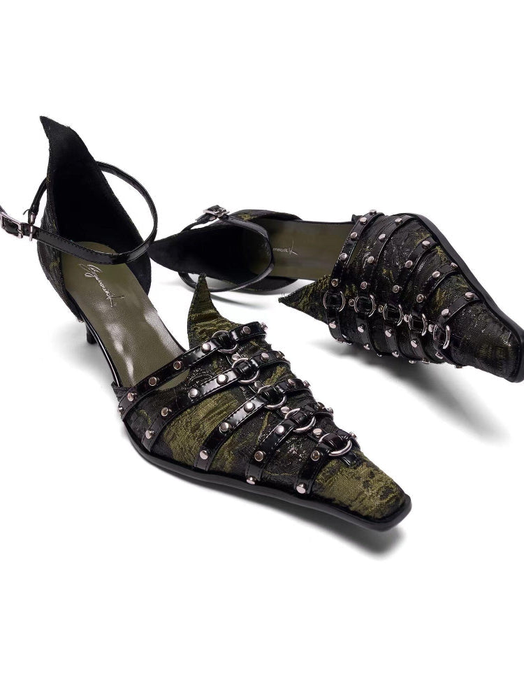 UBORYA Women's High-Heel Pumps: Slim Heel, Pointed Toe, Perfect with Dresses—Sophisticated, Sexy, and Exquisitely Elegant in Black