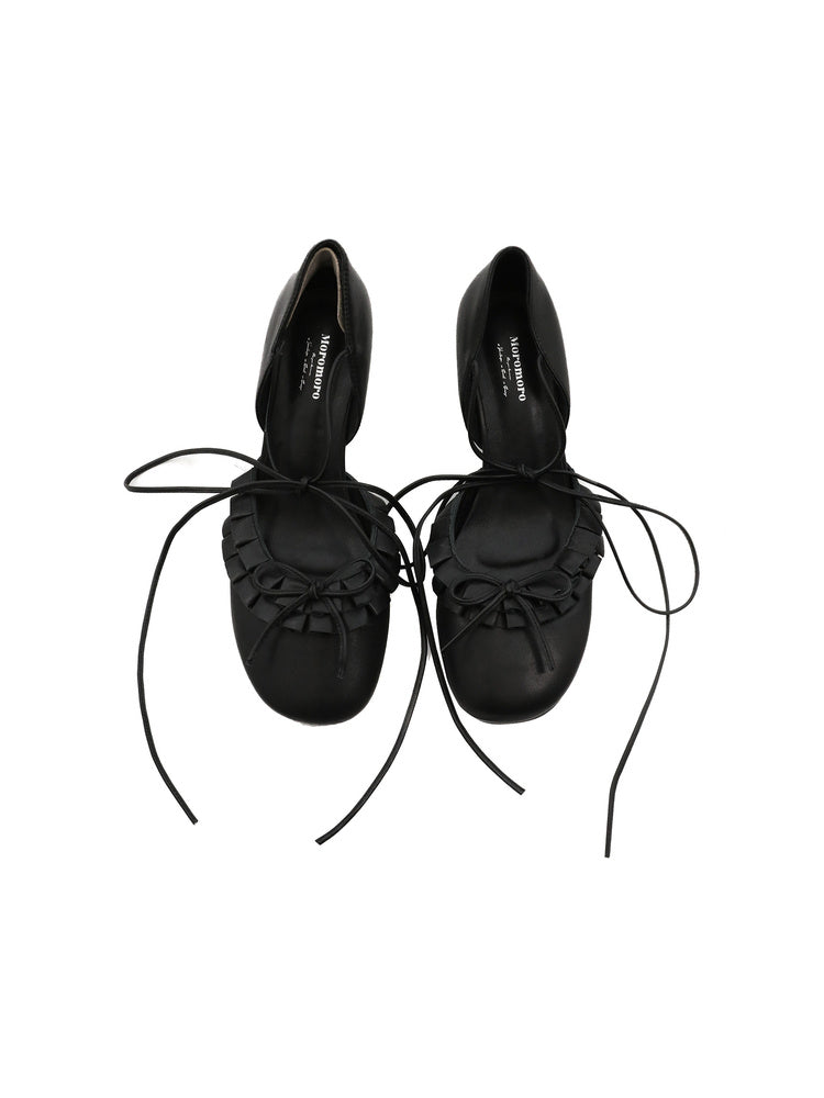 Butterfly Bow High Heel Mary Jane Pumps