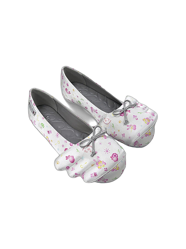 Summer Bow-Tie Ballet Flats