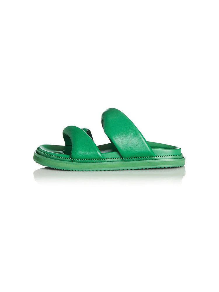 Twisted Cross-Strap Platform Sandals