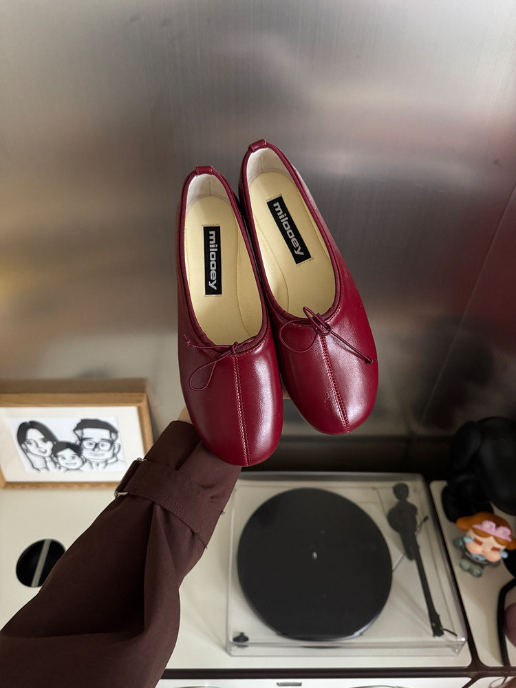 Mihara Yasuhiro Spring Ballet Flats