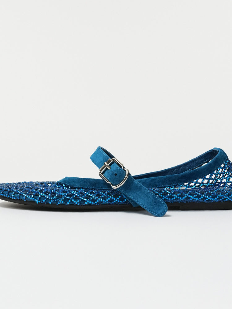 Californian Muse Suede Square-Toe Platform Sandals