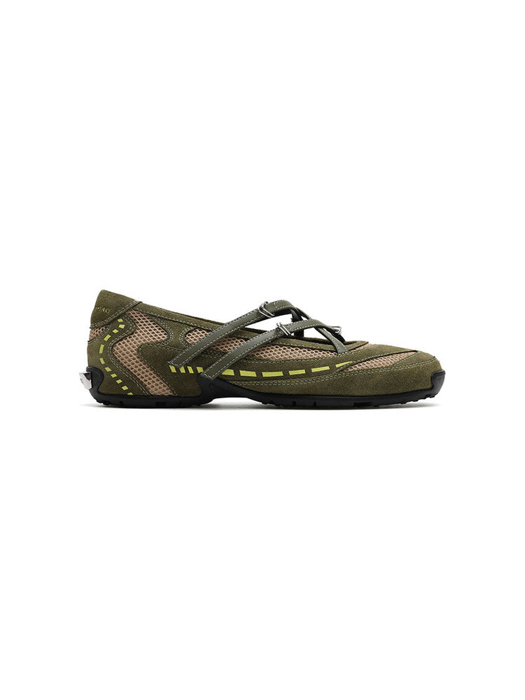 DAPHNE LAB Trail Lace-Up Hybrid Sneakers
