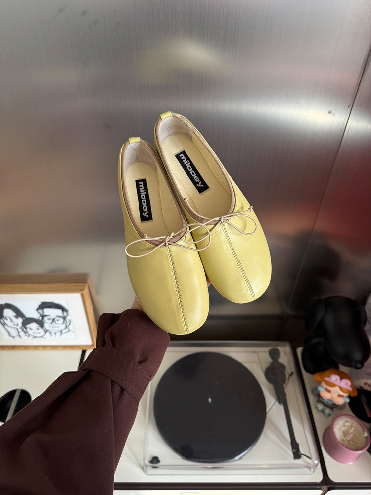 Mihara Yasuhiro Spring Ballet Flats