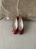 Mihara Yasuhiro Round-Toe Bow Ballet Flats