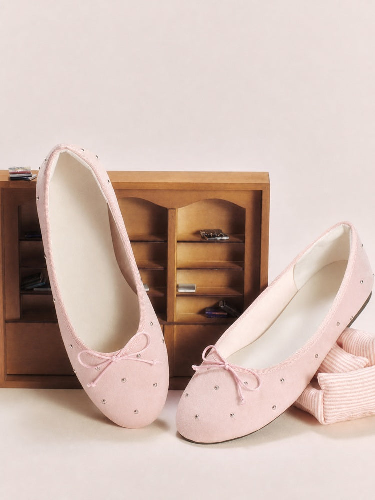 Every Girl's Studded Ballet Flats
