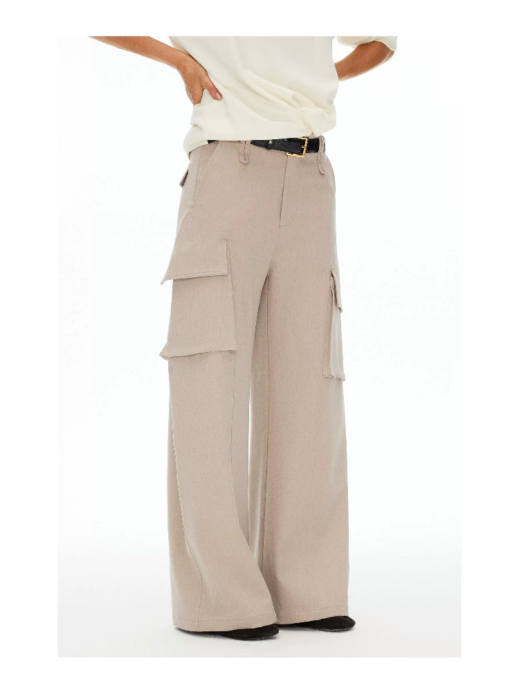 D.PERCENT Wide-Leg Cargo Pants - view 2
