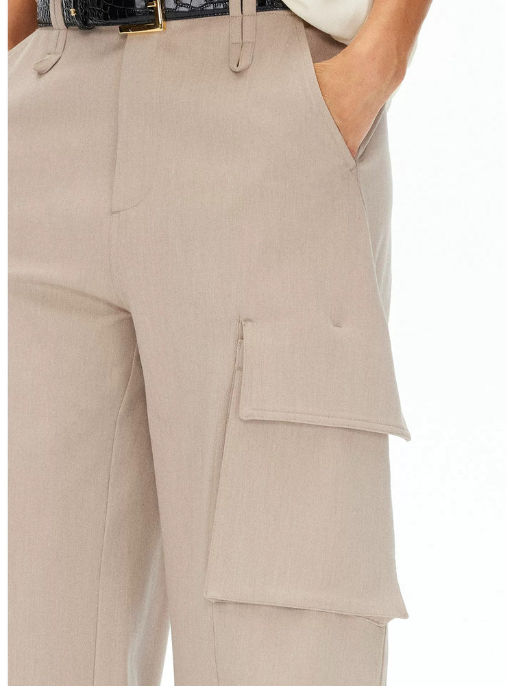 D.PERCENT Wide-Leg Cargo Pants - view 4