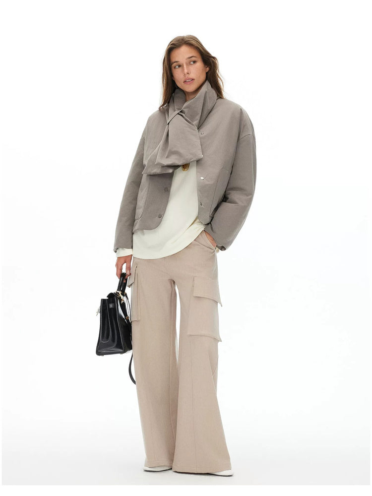 D.PERCENT Wide-Leg Cargo Pants - view 8