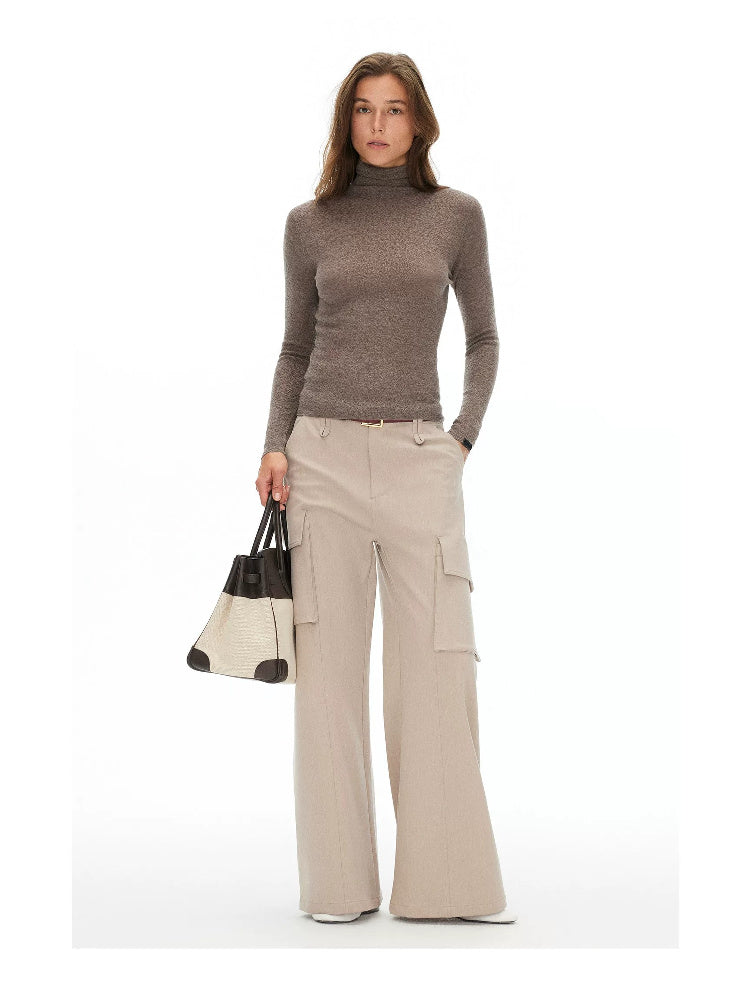 D.PERCENT Pure Wool Fine-Knit Turtleneck - view 2