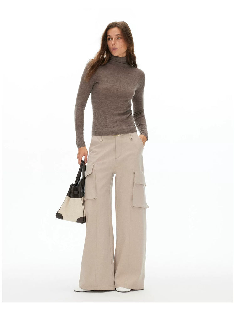 D.PERCENT Pure Wool Fine-Knit Turtleneck - view 3