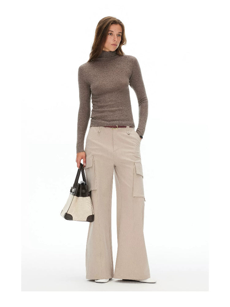 D.PERCENT Pure Wool Fine-Knit Turtleneck - view 4