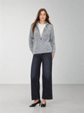 D.PERCENT Textured Hooded Zip-Up Jacket - view 1