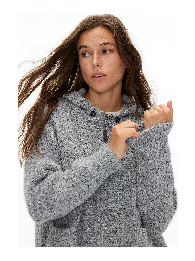 D.PERCENT Textured Hooded Zip-Up Jacket - view 5