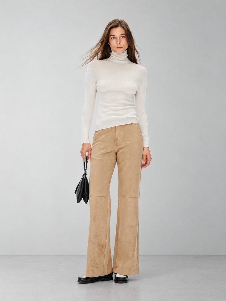 D.PERCENT Pure Wool Turtleneck or Mock-Neck Top - view 1